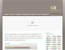 Tablet Screenshot of cia.gg